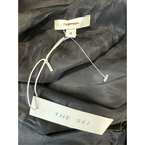 The Sei Twisted Satin Silk Cut-Out Slipdress US8 $978 - Picture 11 of 11